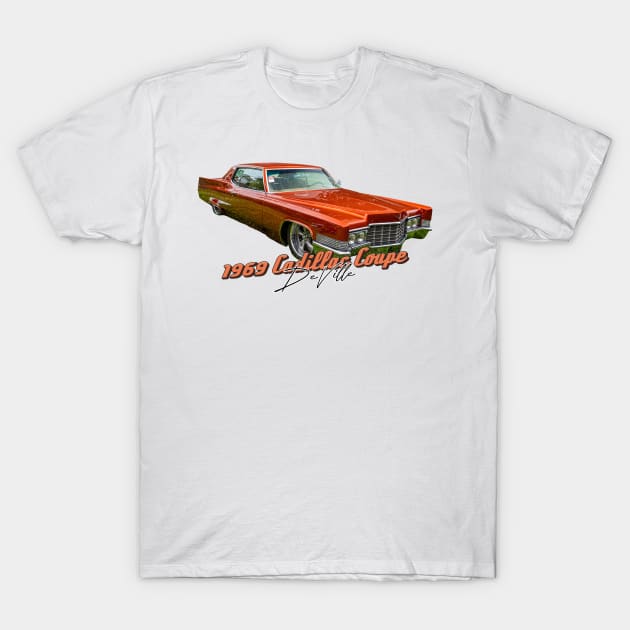 1969 Cadillac Coupe Deville T-Shirt by Gestalt Imagery